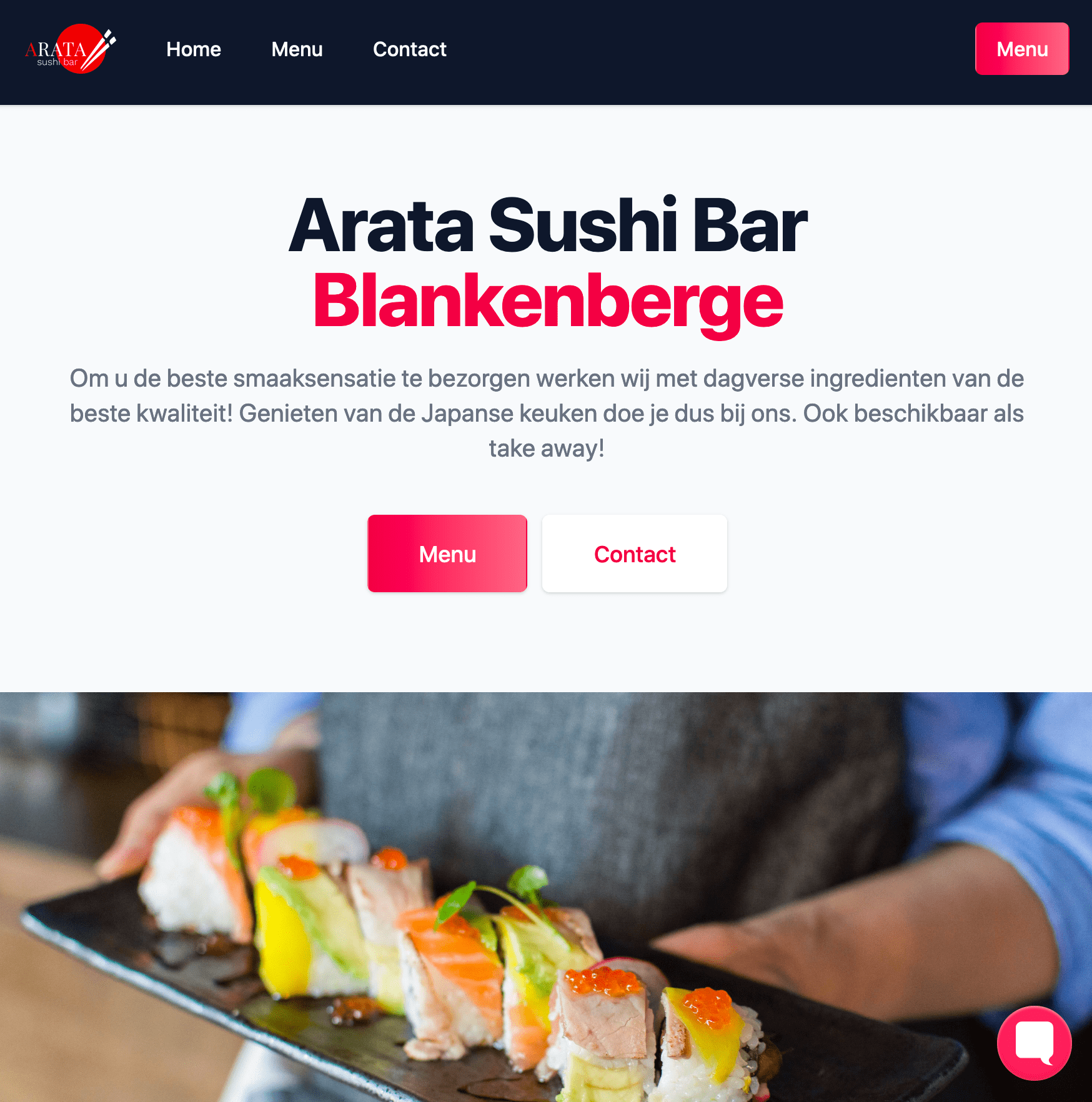 arata sushi screenshot